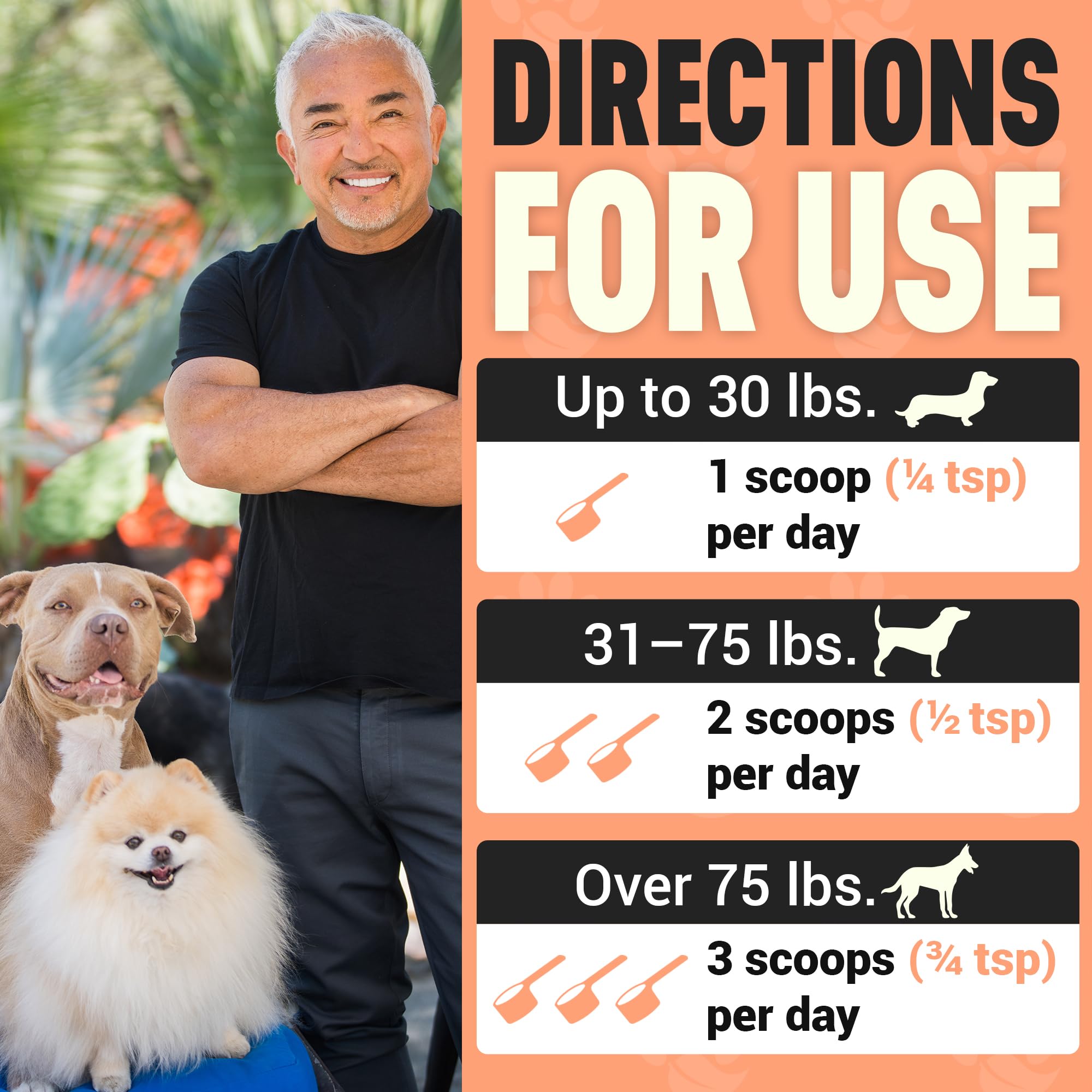 Better Dog Supplements par Cesar Millan – mélange-herbes à base de fibres bénéfique.