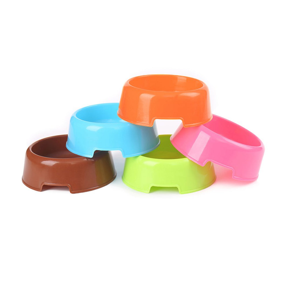 Bettli gamelles plastiques couleur bonbon, ensemble de 5 pratiques pour animaux.
