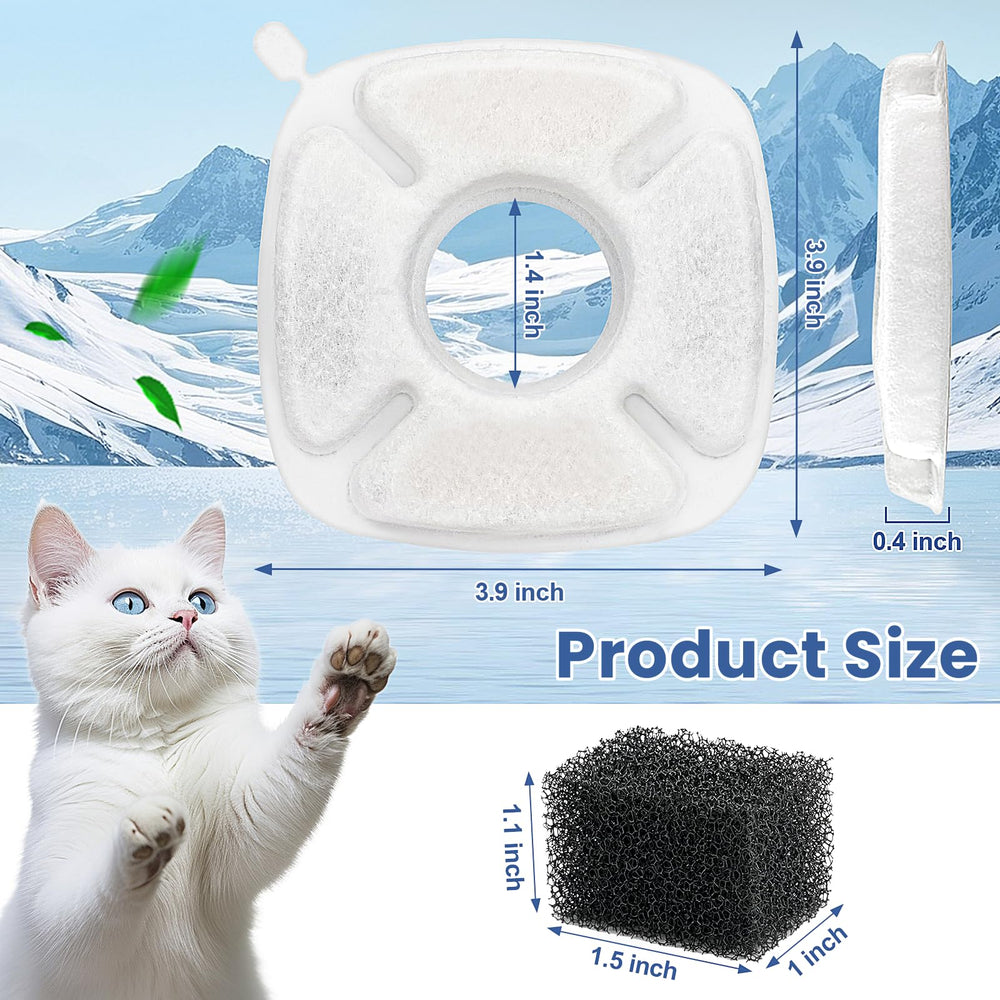 Filtration triple Beyolike – coton, charbon de coco et résine pour eau plus claire