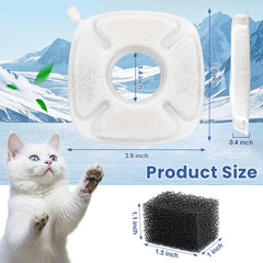 Filtration triple Beyolike – coton, charbon de coco et résine pour eau plus claire