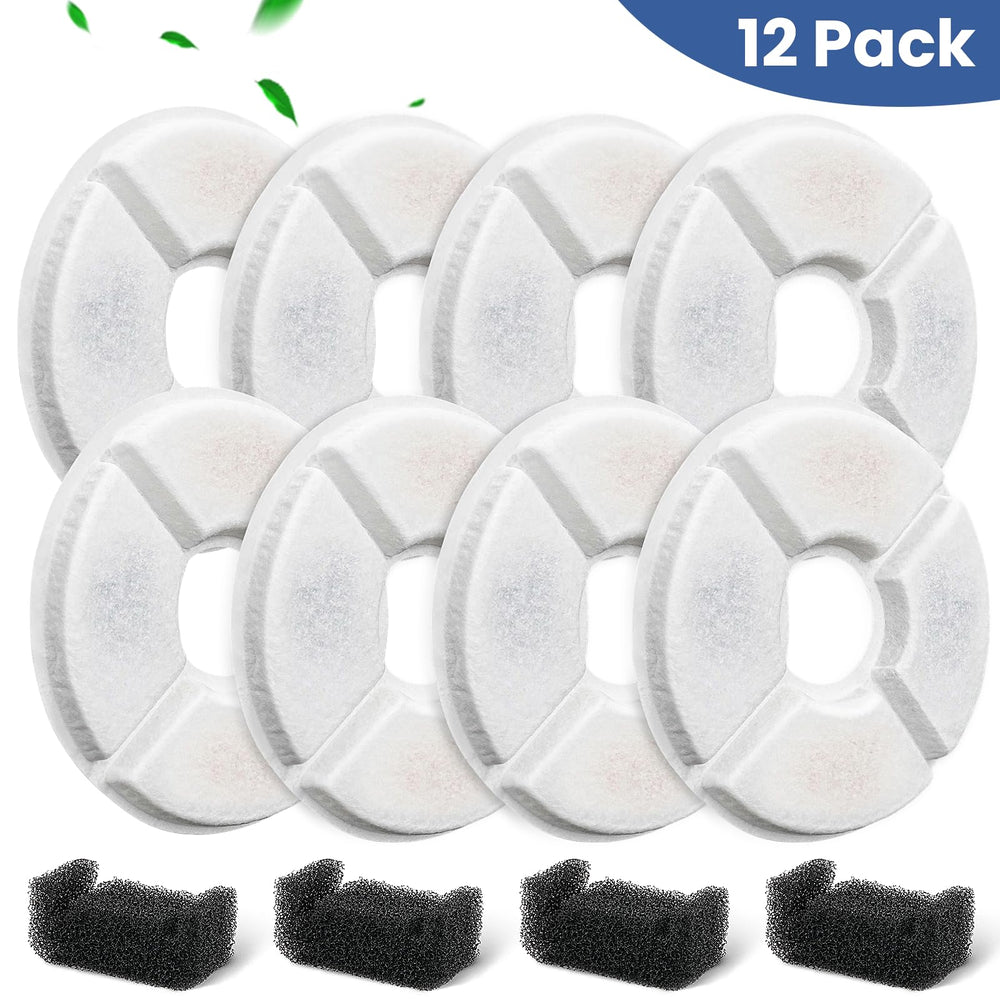 Kit Beyolike de remplacement filtres 12 pièces pour fontaine chat.