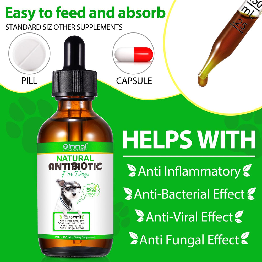 Beyxdu antibiotiques pour chiens, formule sans additifs artificiels et sans OGM.