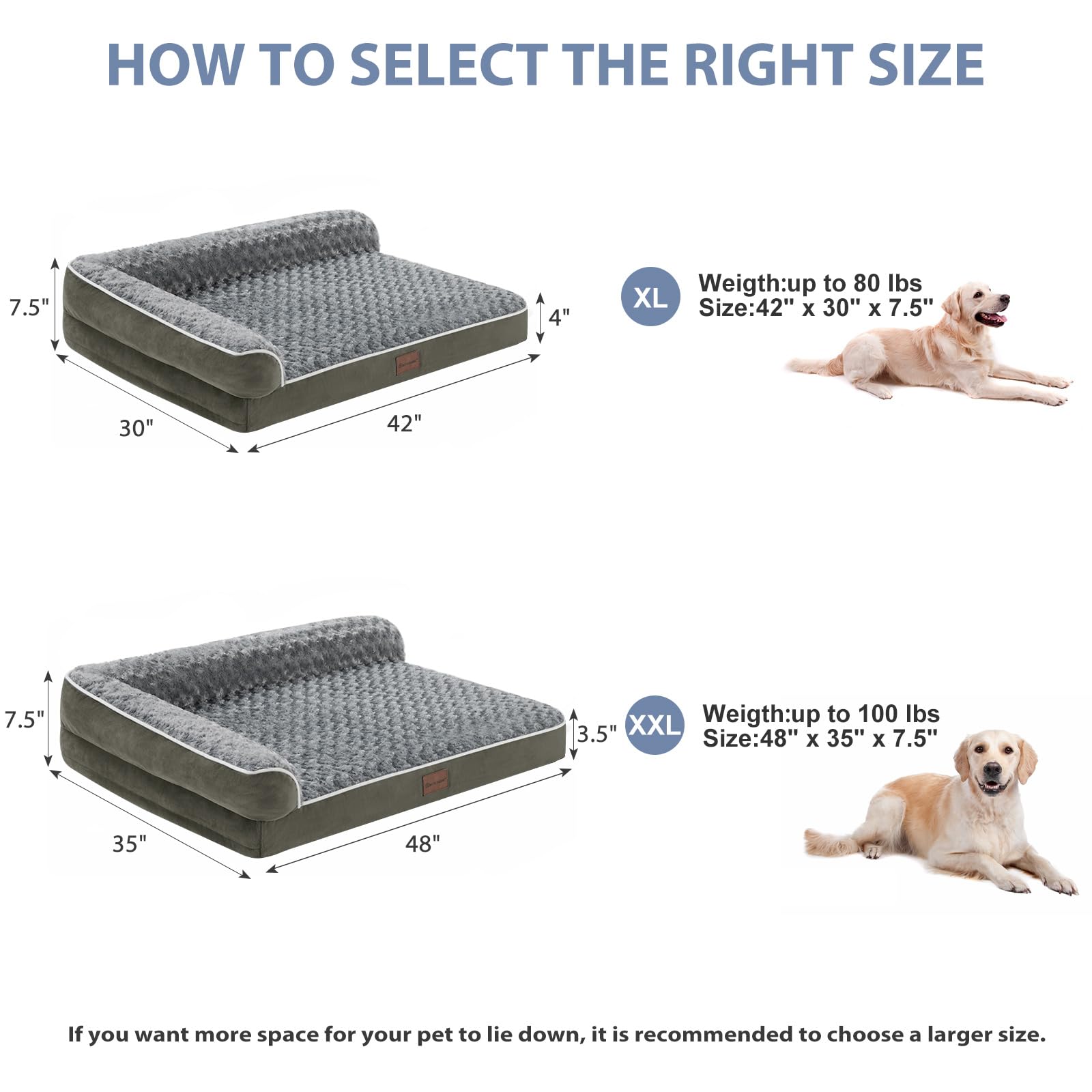 Base-antiderapante-lit-chien assure stabilité sur tous les sols.