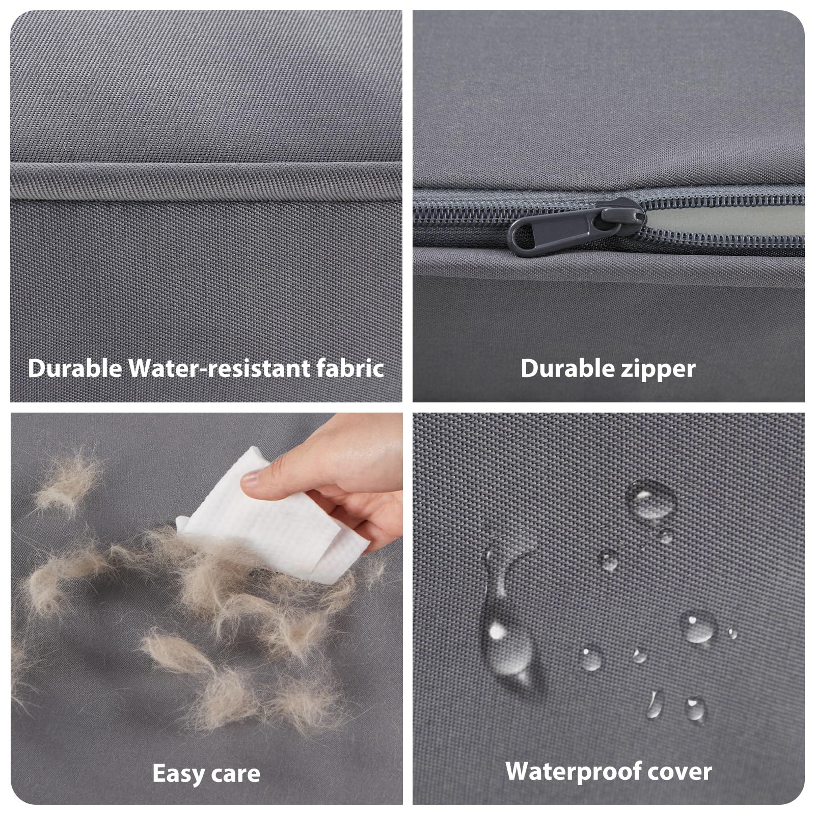 Base durable et stabilité, même pour chiens actifs.