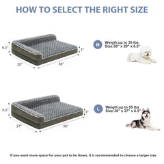 Dimensions 91 x 69 x 16 cm du lit chien BFPETHOME grand