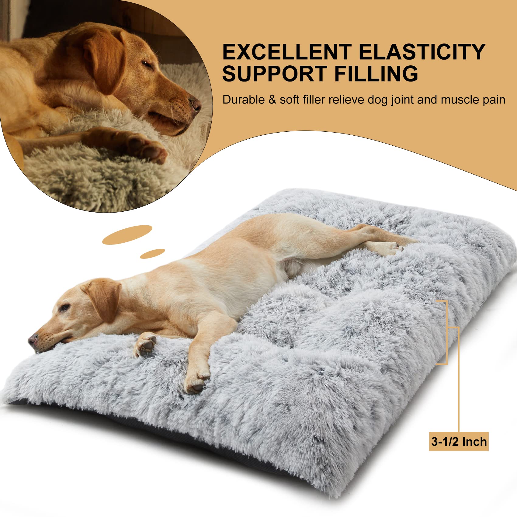 BFPETHOME matelas chien livre sous vide, gonfle apres ouverture.