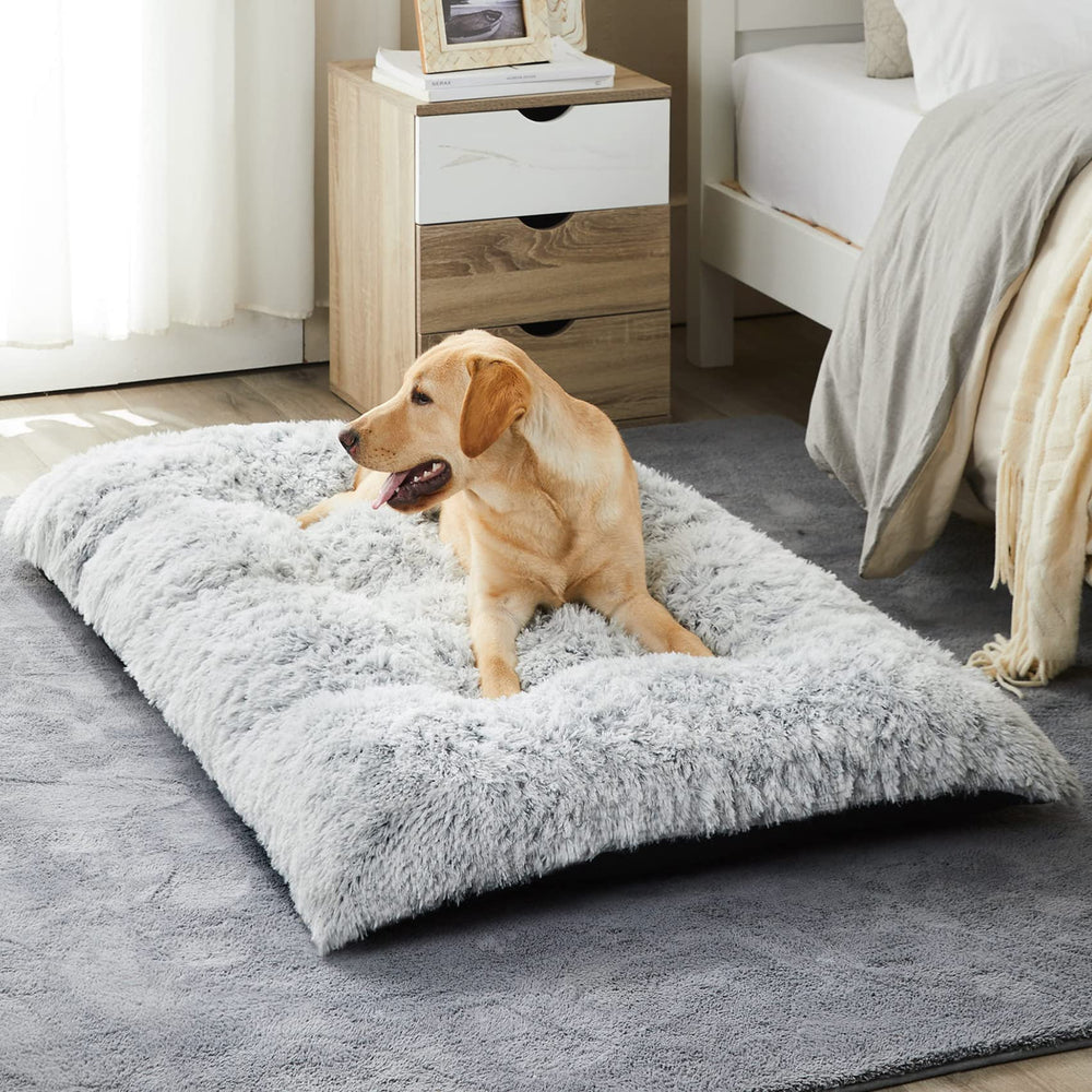 Lit chien grand confort BFPETHOME avec surface peluche pour un repos agréable.