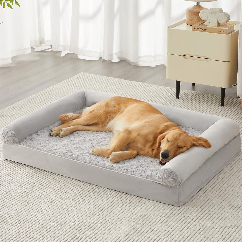 BFPETHOME lit chien grand orthopédique offrant un soutien des articulations
