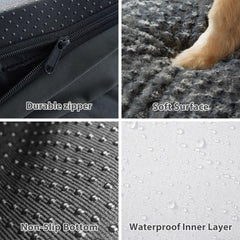 Lit chien housse amovible lavable: nettoyage facile