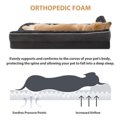 BFPETHOME lit-tissu doux et imperméable – surface agréable et protection contre les liquides.