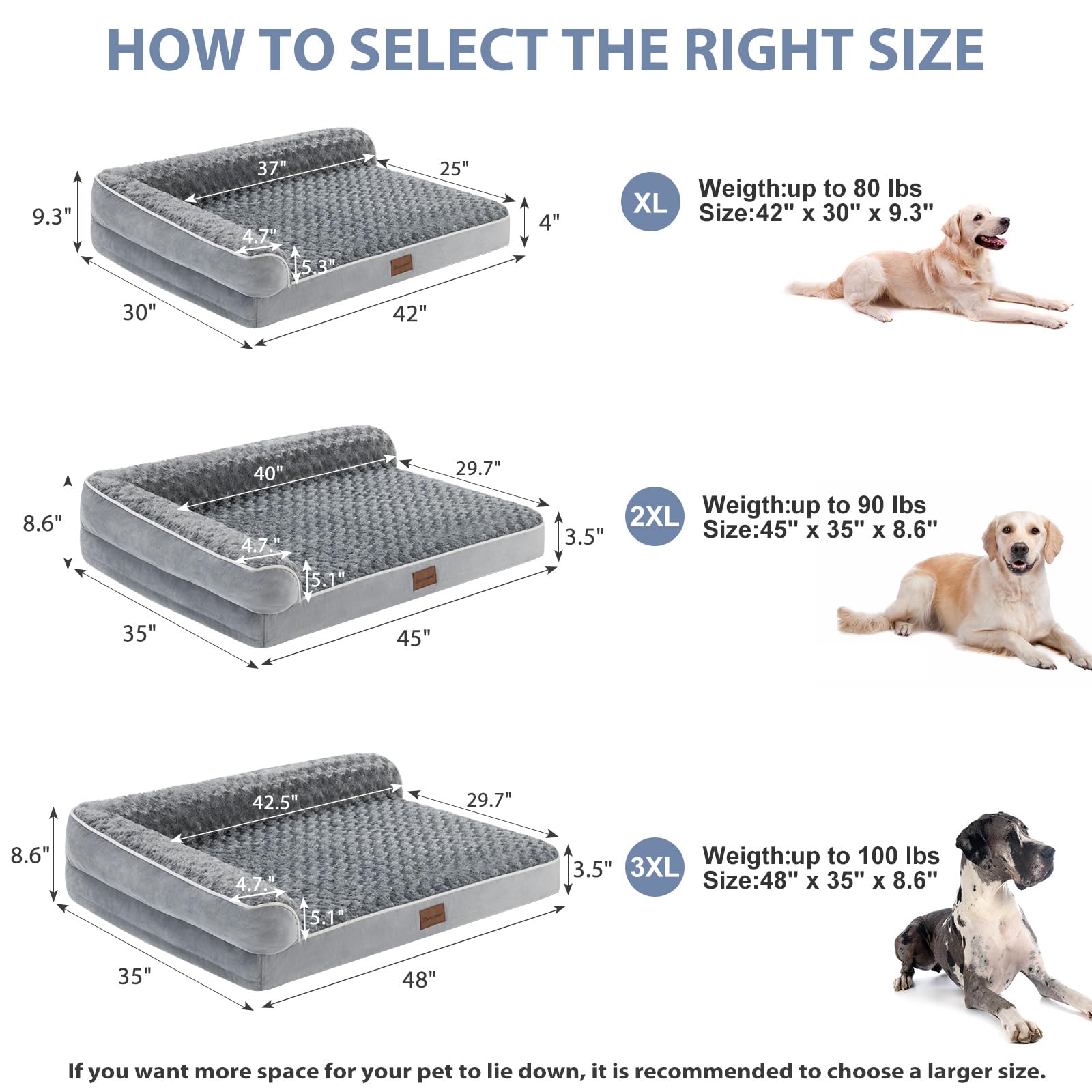 Mousse orthopedique en oeuf BFPETHOME – repartition du poids et confort ciblé.