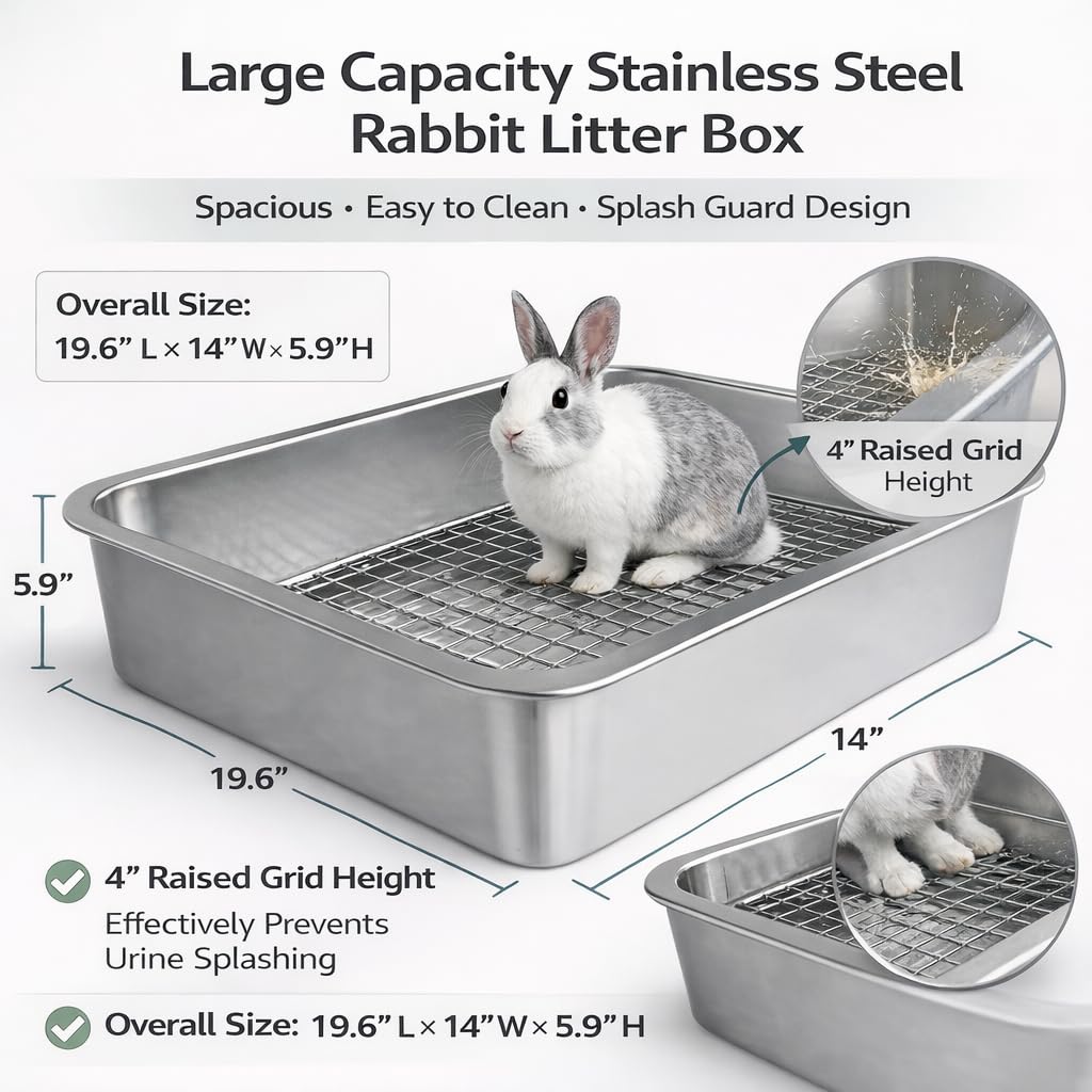 BHPSMWZ litière polyvalente pour lapins, cobayes et autres petits animaux.