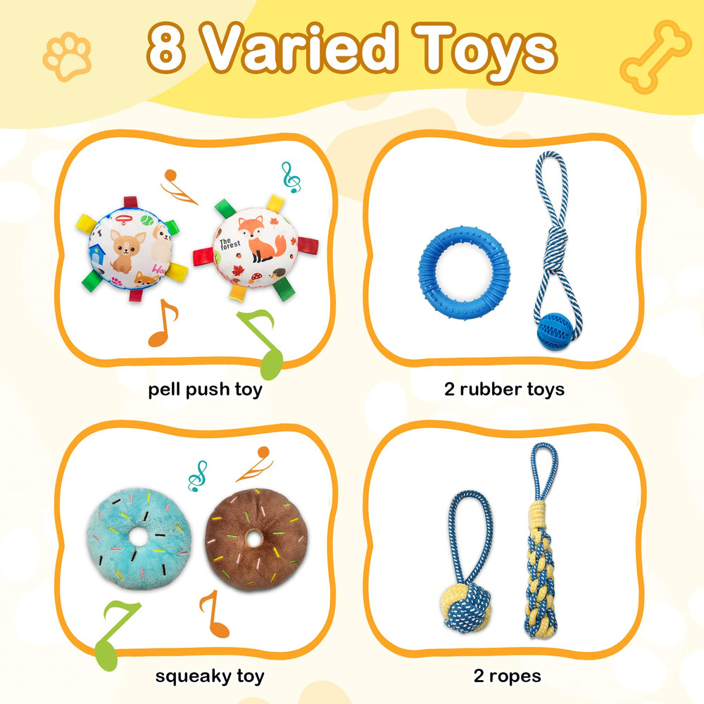 Bhyhok Puppy Play Gym jouets en corde pour mordillage sain