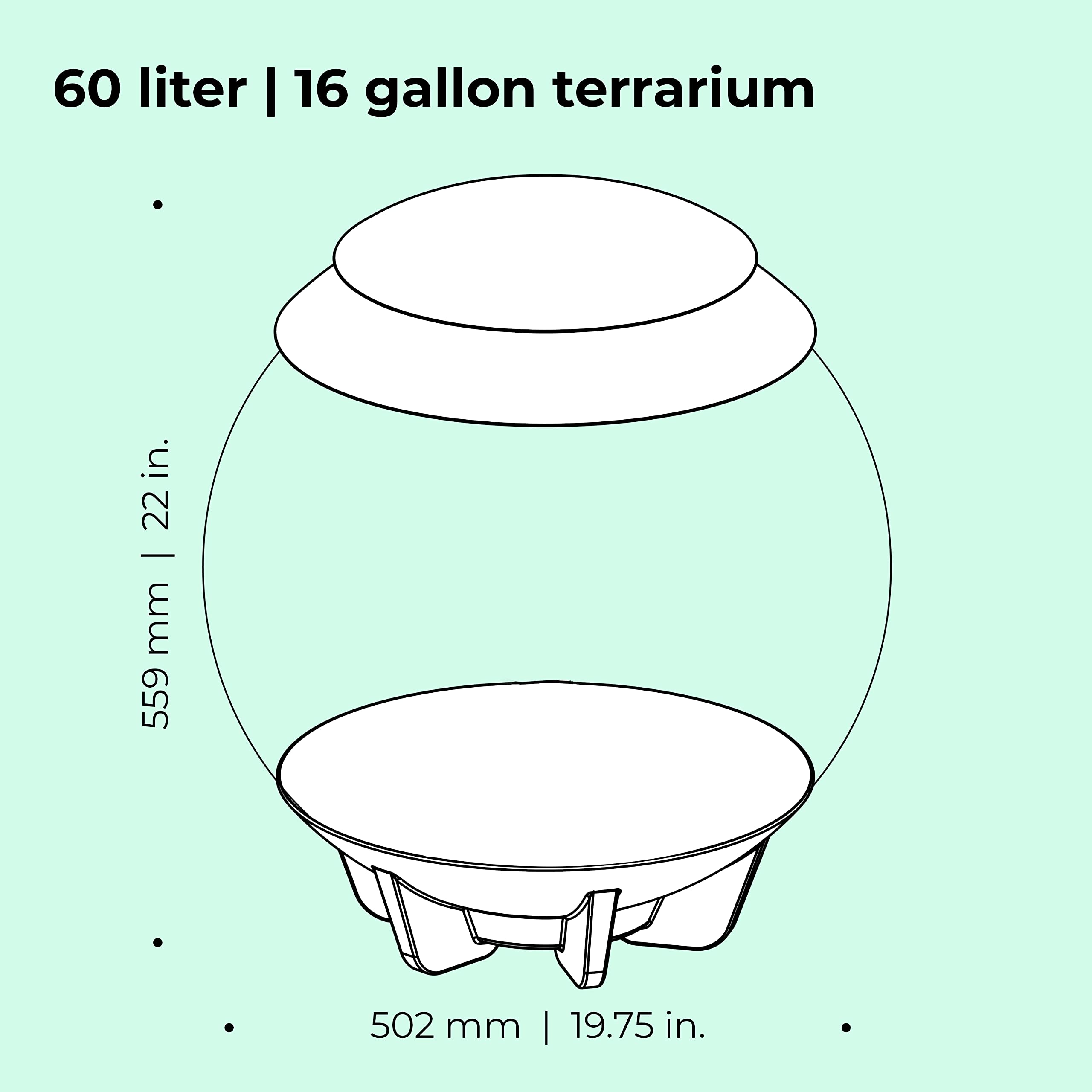 BiOrb AIR 60: terrarium blanc offrant une vue nette et élégante