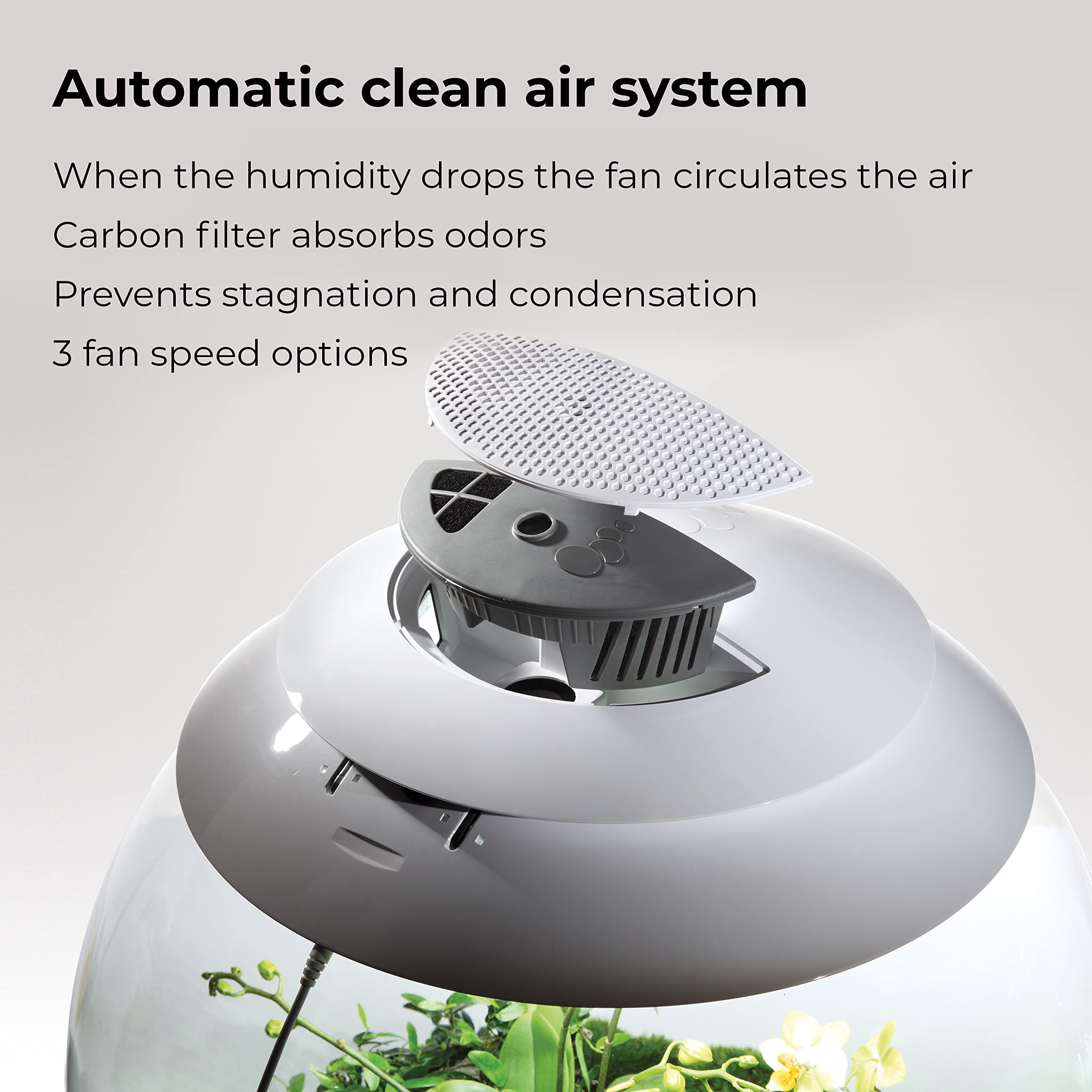 BiOrb AIR 60: média coir et tapis capillaire favorisant l'hydratation