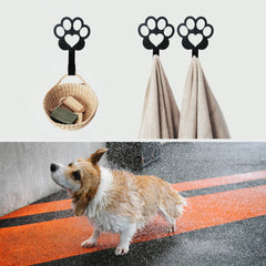 Biagift gros plan patte chien, design élégant et métal robuste