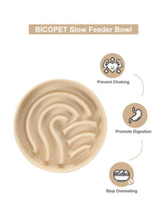 BICOPET support-bois bambou-haut: stabilité accrue pour repas sans dérapage.