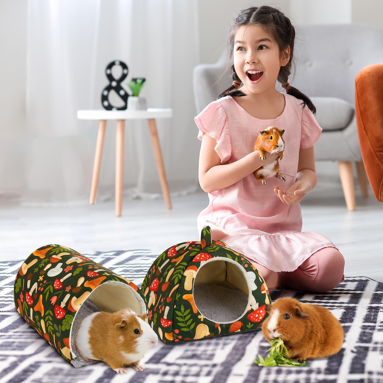 Bienbee coussin doux cachette verte — confort hivernal pour petites bêtes.