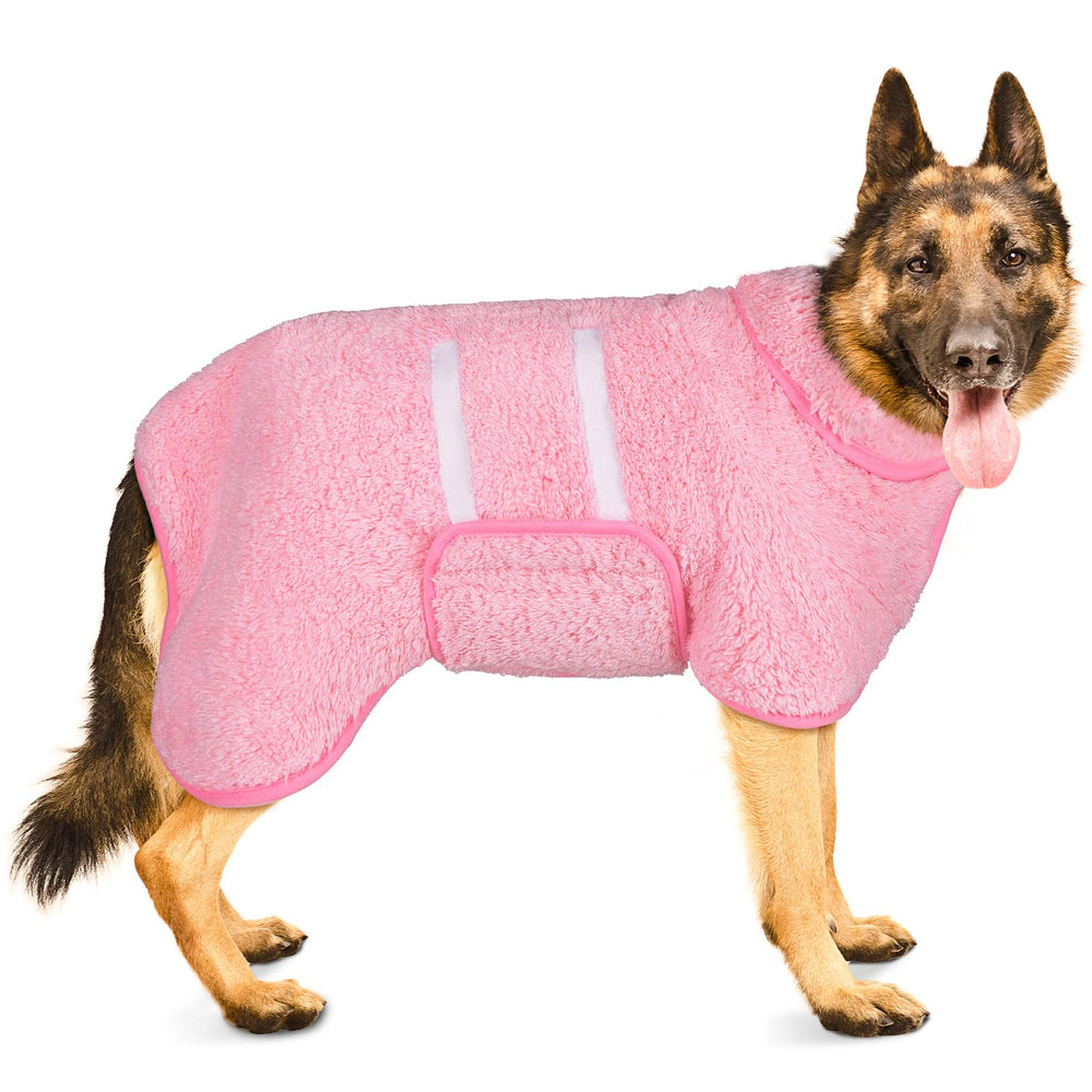 Robe Bienbee pour chien: absorption rapide après le bain, pelage plus sec.