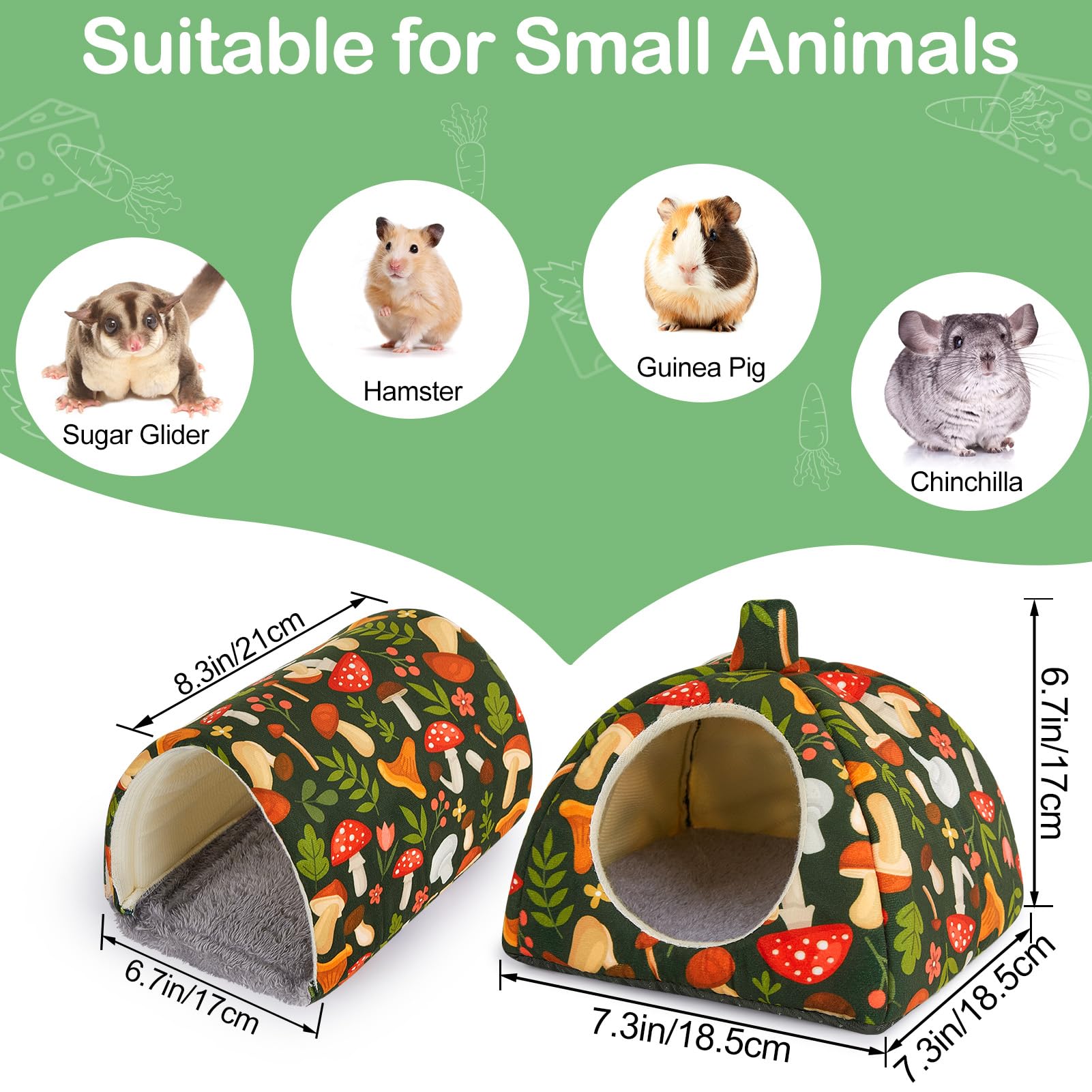 Bienbee ensemble maison et tunnel verte — solution tout-en-un.