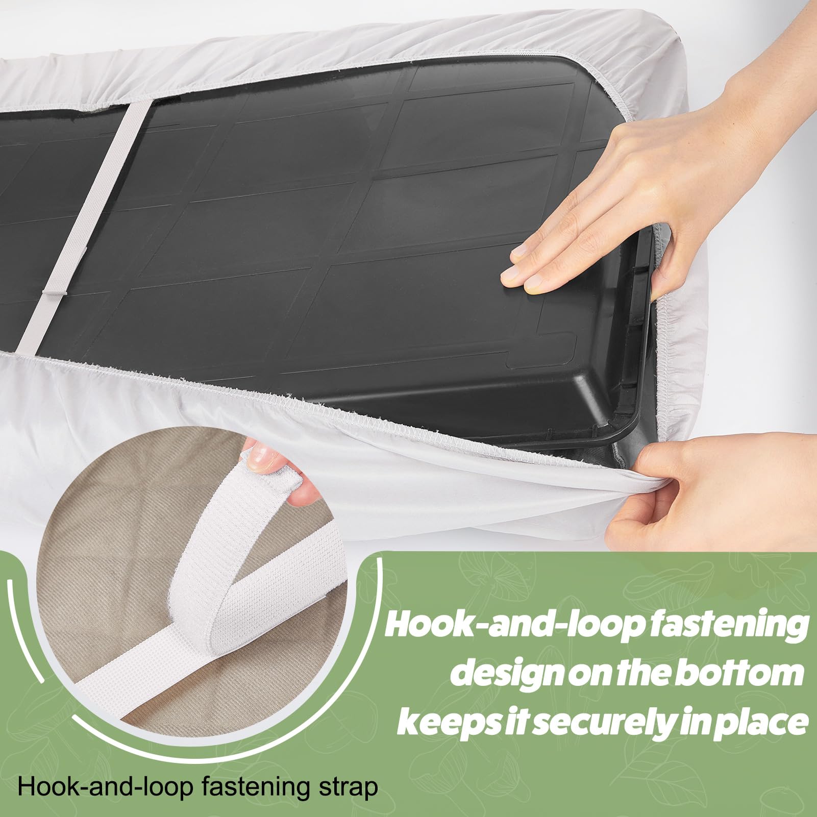 Bienbee liner imperméable pour cage, membrane inférieure prévient les fuites.