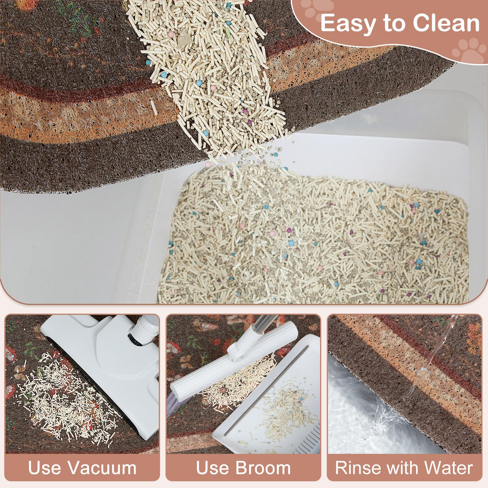 Bienbee nettoyage facile: surface en PVC douce et lavage rapide