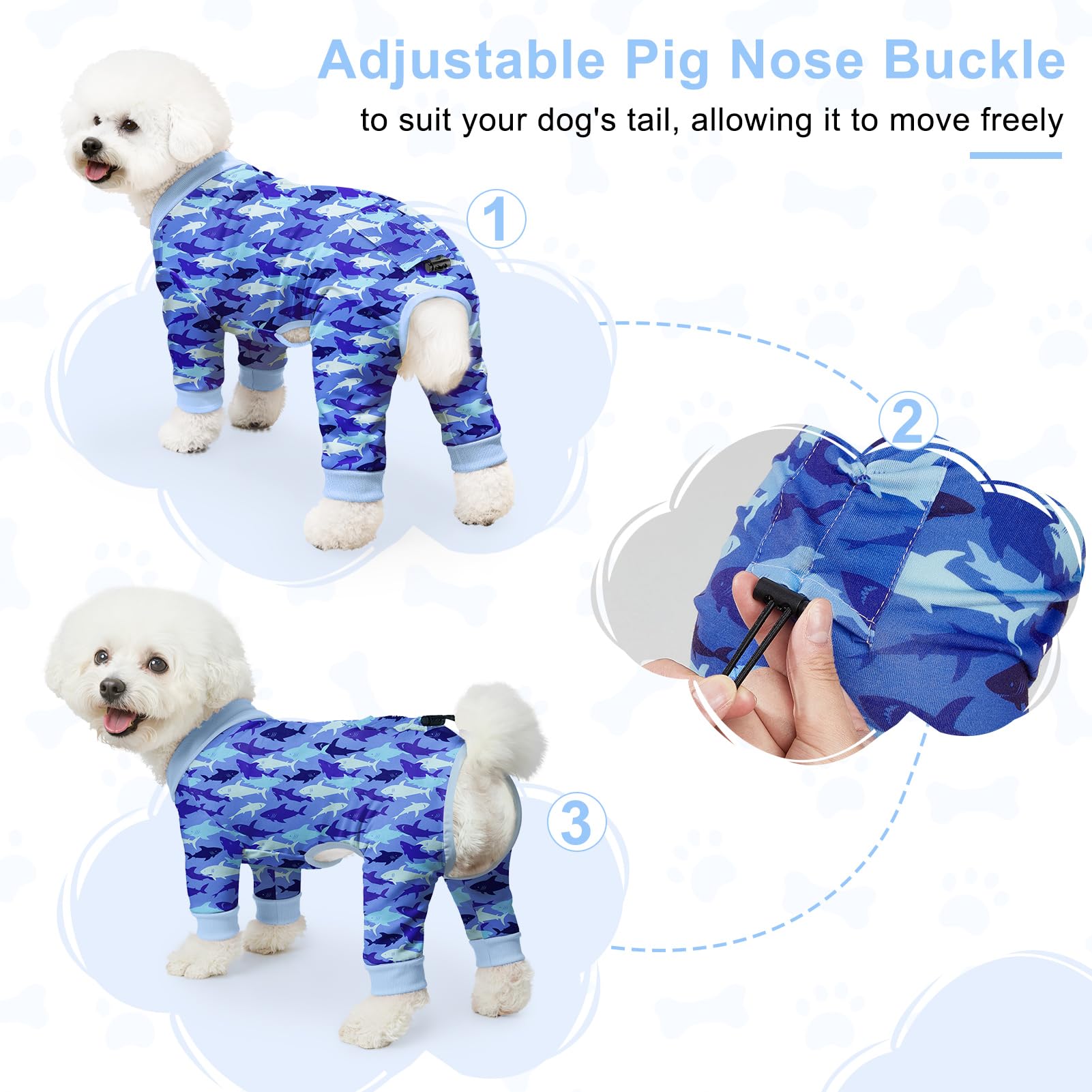 Bienbee pyjamas chien canard: design amusant et confort respirant pour chien.
