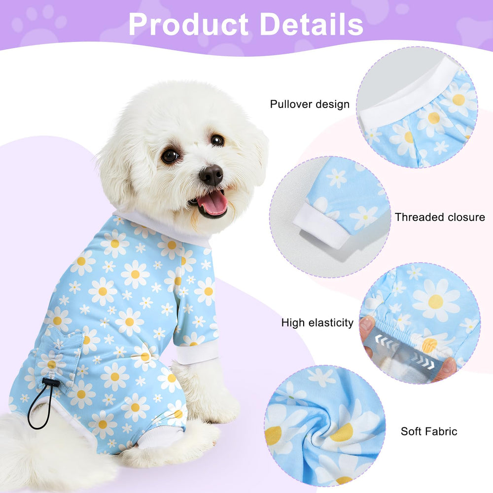 Bienbee pyjamas chien dos ajustable pour un ajustement parfait