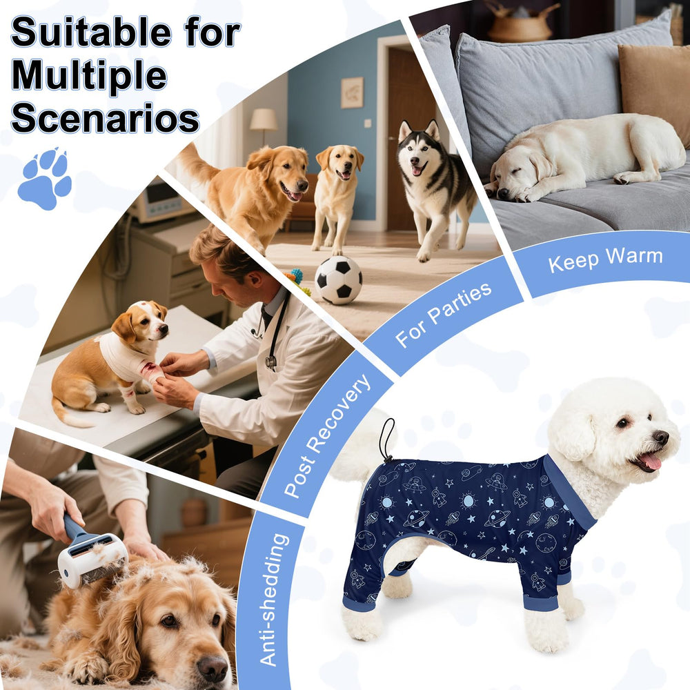 Bienbee pyjamas chien dos reglable, ajustement facile et securite