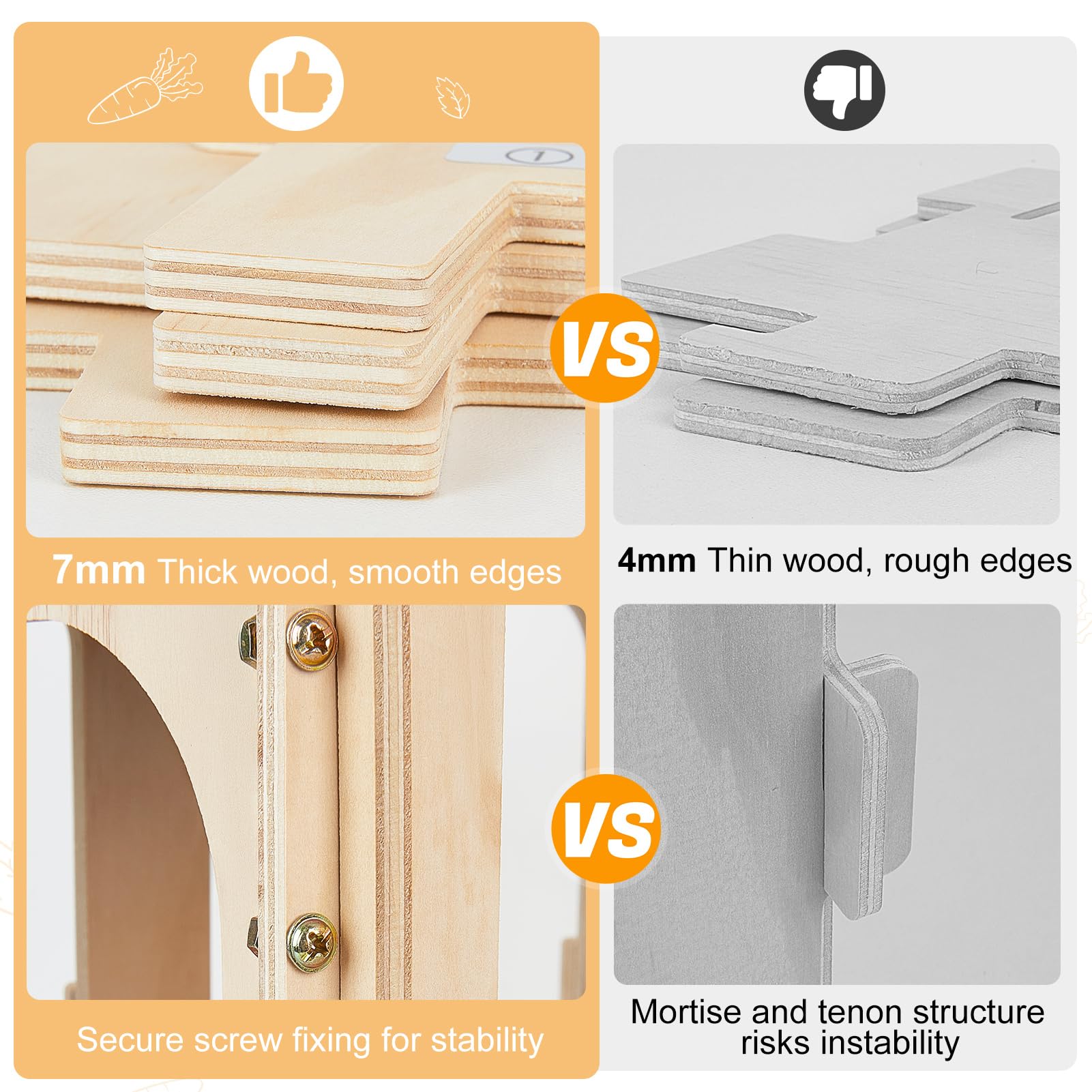 Bienbee tapis doux lavable en machine