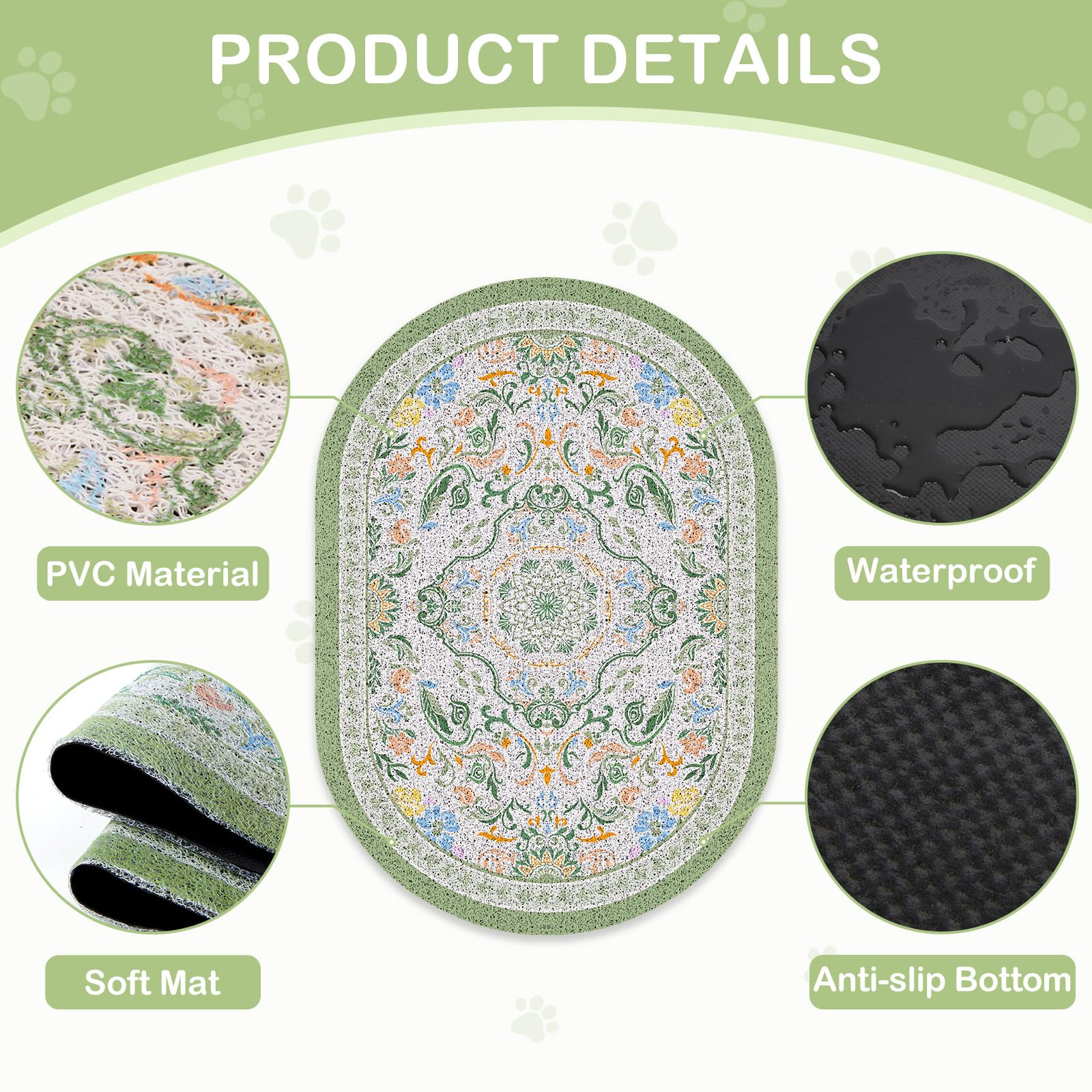 Bienbee tapis impermeable, prevention des fuites et taches.