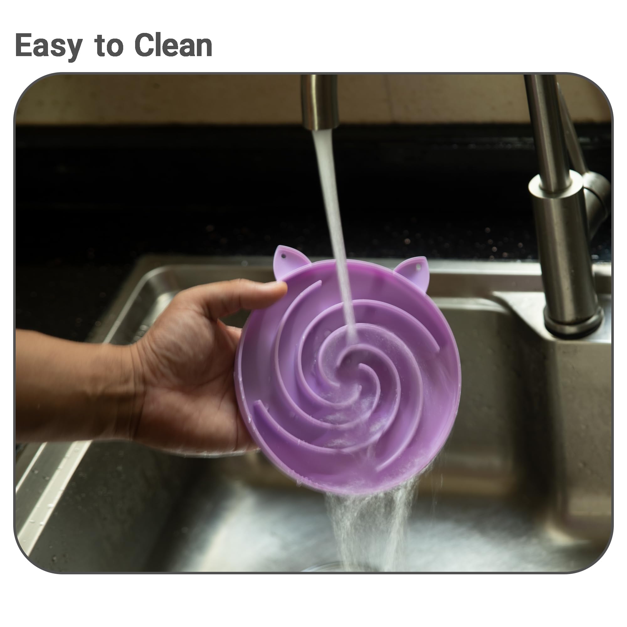 Bifeaw assiette chat design ergonomique pour le confort.