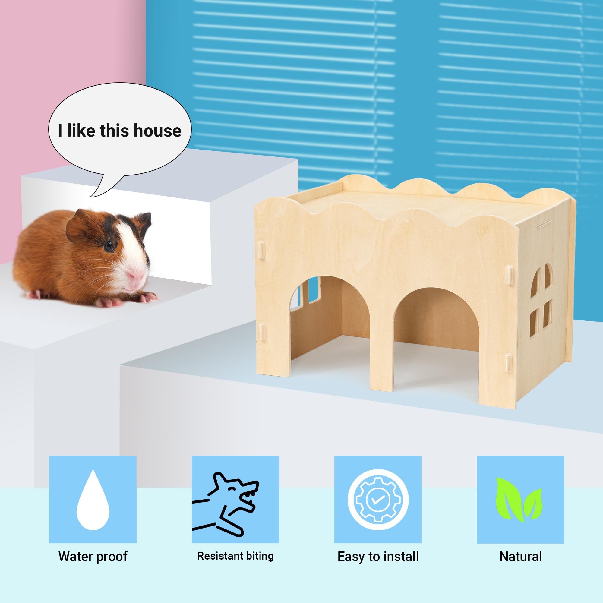 Bande silicone pratique pour fixer le refuge Bifeaw.