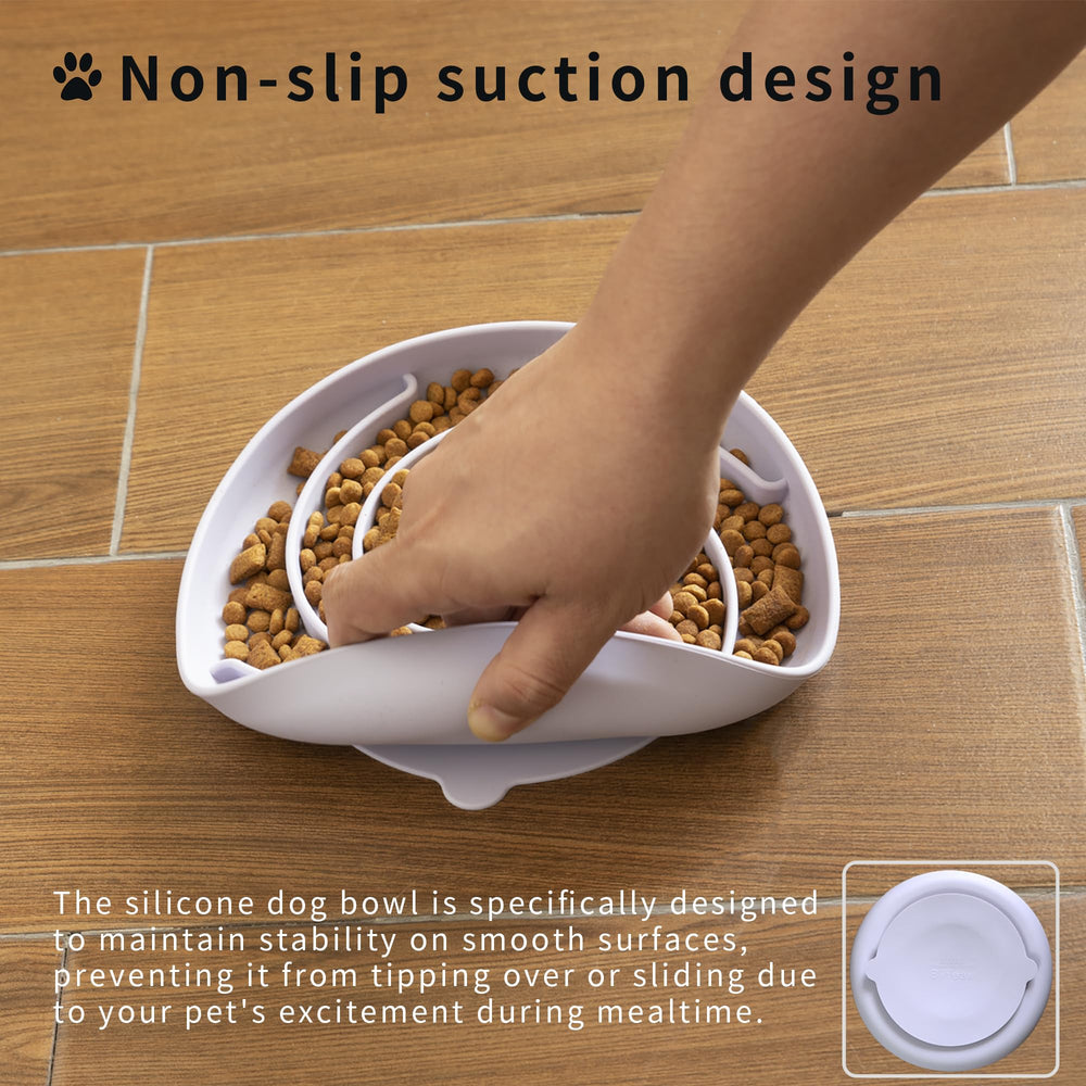 Bol silicone Bifeaw sans BPA, anti-glisse et facile à laver.