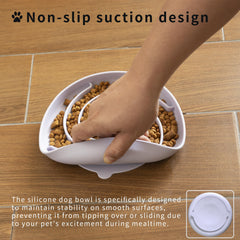 Bol silicone Bifeaw sans BPA, anti-glisse et facile à laver.