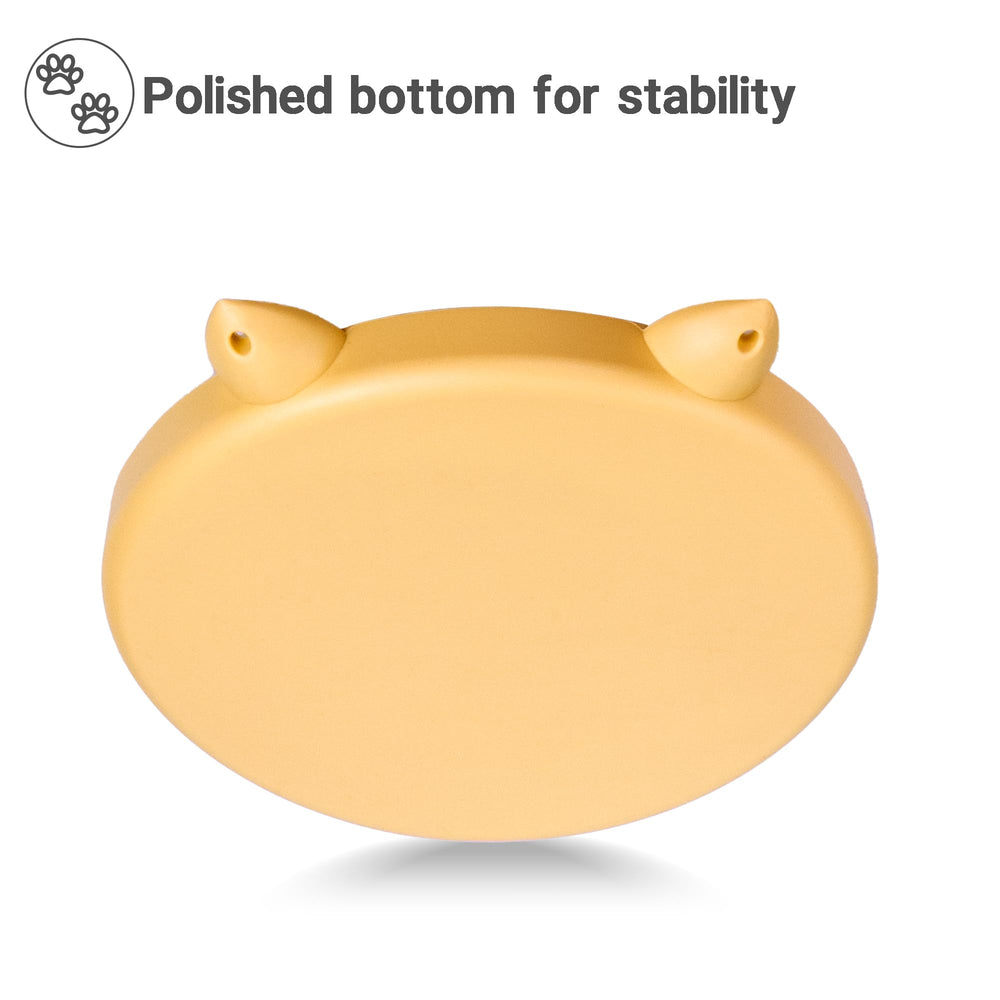 Bifeaw bol silicone micro-ondes chat, pratique pour rechauffer les repas des chats.