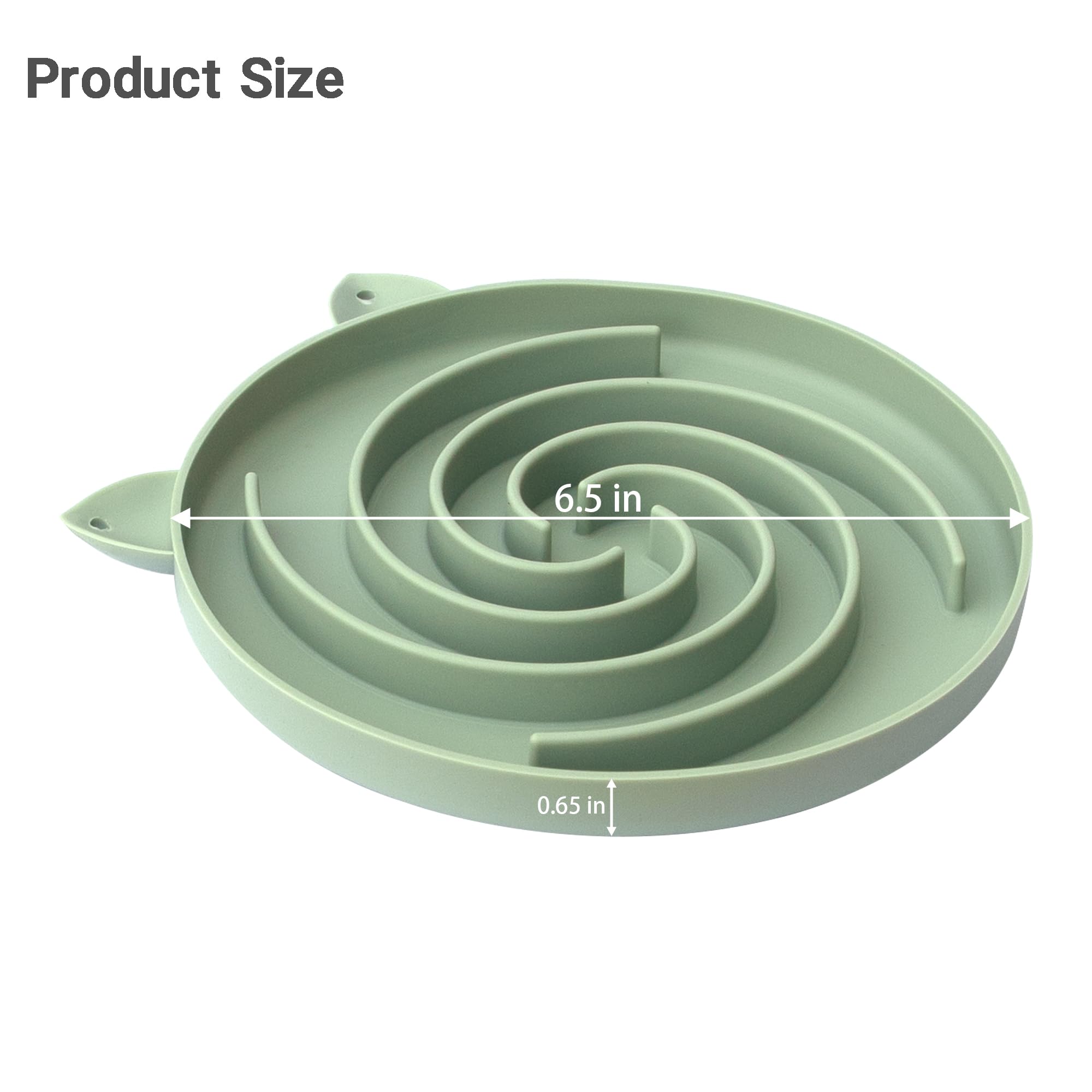 Conception spiralée du bol Bifeaw pour une expérience alimentaire chat.