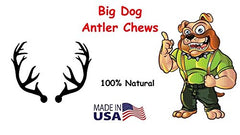 Big Dog Antler Chews – sans hormones ni antibiotiques, source naturelle.