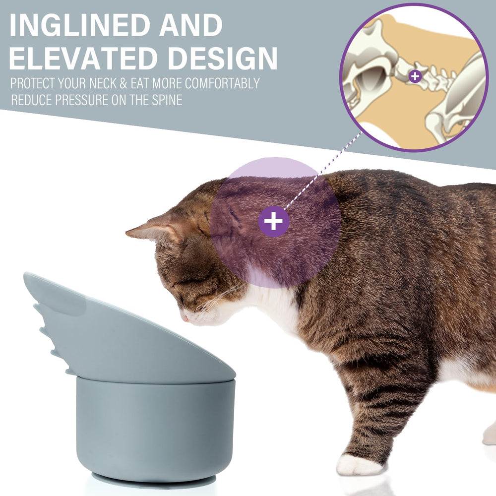 Bikabpet bol chat silicone, matériau sain et durable pour usage quotidien