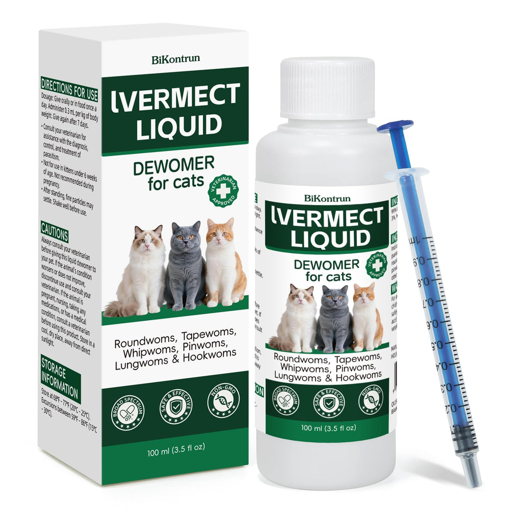 BiKontrun Déparasitant chat — flacon en vue, soutien à l'équilibre intestinal.