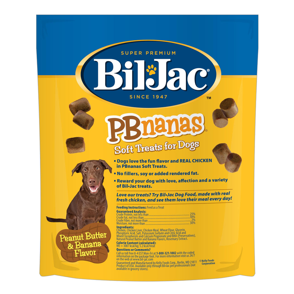 Bil-Jac friandises molles Beurre cacahuète Banane – texture irrésistible pour chien