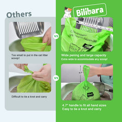 Bilibara sacs crottes chat étanches et résistants pour éviter les fuites