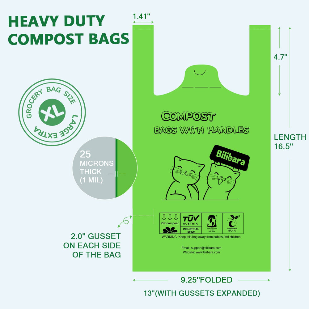 Bilibara sacs crottes chat résistant et durable pour différents usage