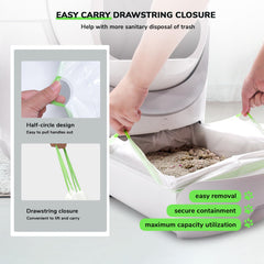 Rouleau de sacs Bilibara pour litière, pratique et sans rupture.