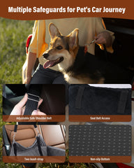 Bilypaws ceinture-securite-petit-animal : fixation fiable pendant la conduite.