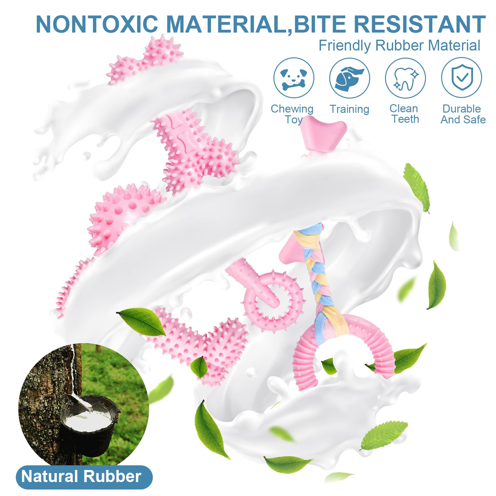 Texture naturelle Bininl, jouet dentition masse les gencives