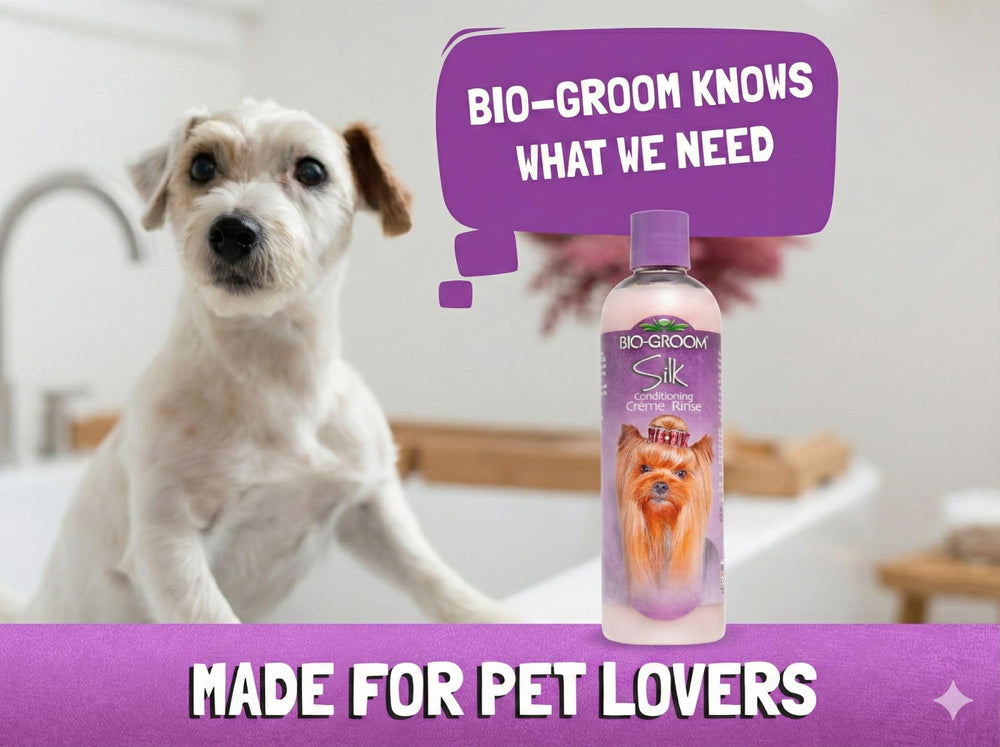 Bio-Groom peau sensible avec camomille, apaisement et hydratation.