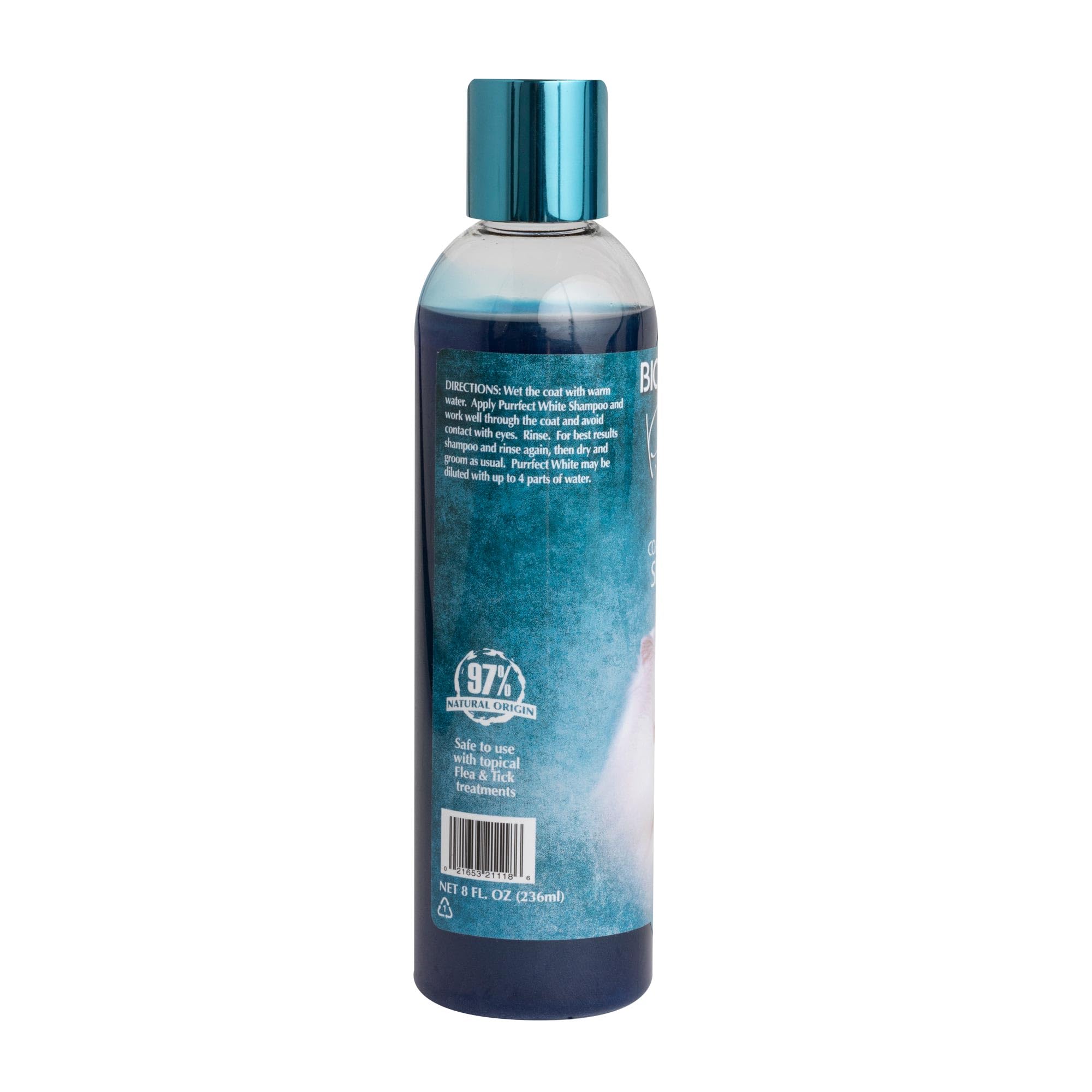 Bio-Groom Shampoing Chat Blanc : protéine de soja pour renforcer les poils.