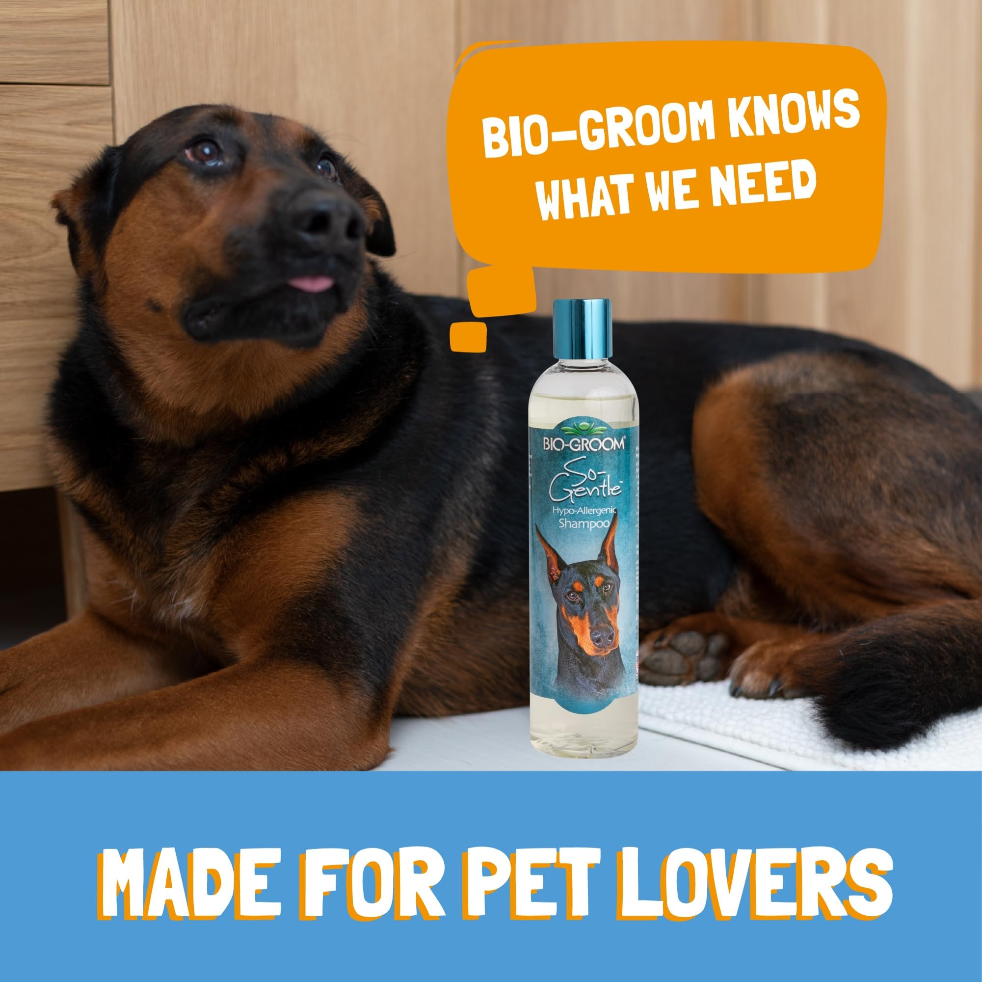 Bio-Groom So-Gentle Shampoing à l'huile de coco naturelle: pelage doux et brillant