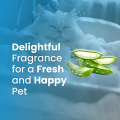 Bio PetActive shampoing parfum floral durable pour une sensation fraîche.